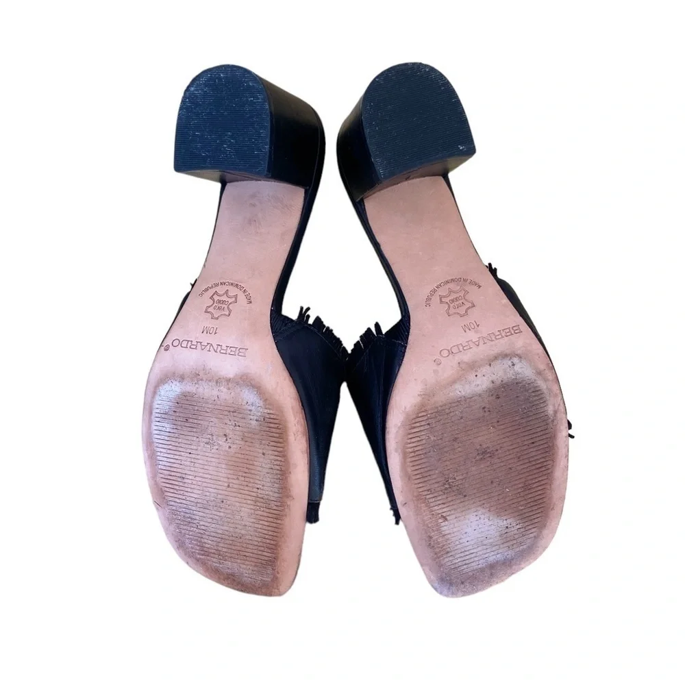 BERNARDO Blossom Block Heel Mule Size 10M - Picture 6 of 7
